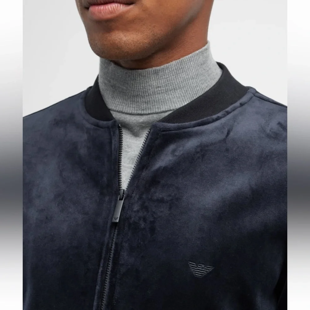 Authentic Emporio Armani velvet full size sweatshirt